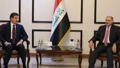 Neçirvan Barzani, Federal Mahkeme Başkanı ile bir araya geldi