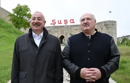 Belarus Cumhurbaşkanı, Fuzuli ve Şuşa'yı ziyaret etti