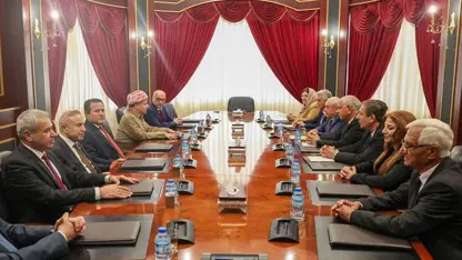 Başkan Mesud Barzani ENKS'den bir heyeti kabul etti