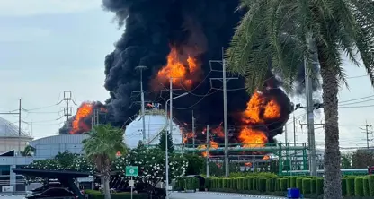 Tayland'da kimya fabrikasında patlama!