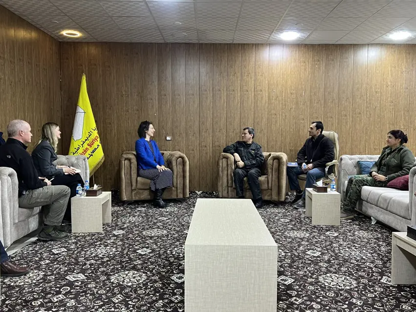 İngiliz heyet Rojava’yı ziyaret etti: Mazlum Kobani’den açıklama