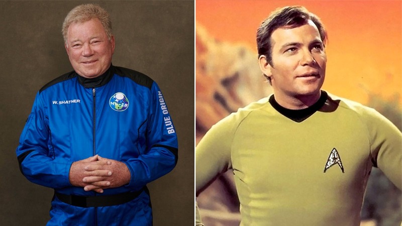 'Star Trek'in Kaptan Kirk'ü uzaya çıkan en yaşlı insan oldu!