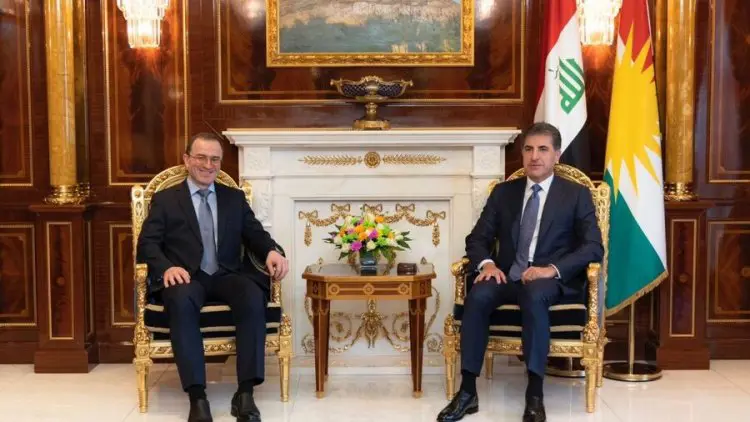 Neçirvan Barzani ve Rusya'nın Irak Büyükelçisi görüştü