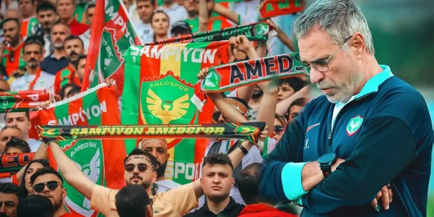 Taraftar Ersun Yanalı istifaya davet etti! Amedspor'dan açıklama