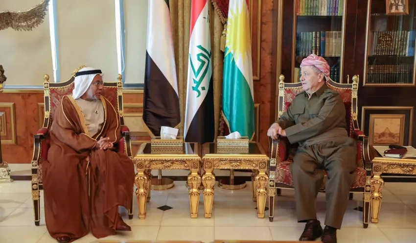 Başkan Barzani, BAE’nin yeni elçisini kabul etti