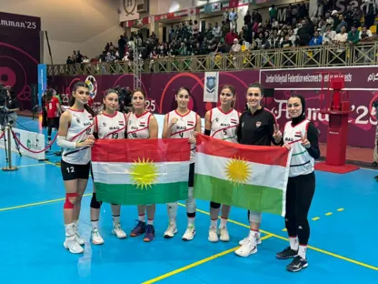 Lîstikvanên Kurd ên Tîma Voleybolê ya Iraqê ji ber bilindkirina Alaya Kurdistanê rastî gefan hatin