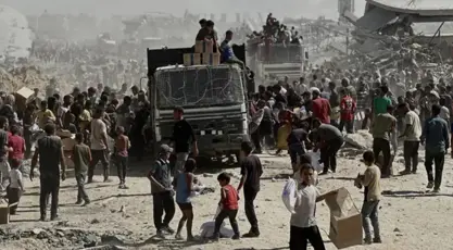 Kamyonên alîkariya mirovî dest bi ketina Xezzeyê kirin
