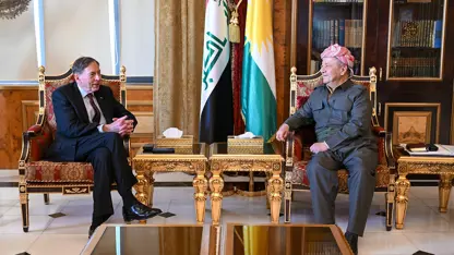 Serok Barzanî pêşwazî li serokê berê yê CIAyê kir: Herî dawî li eniya Sihêla hev dîtibûn