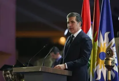 Nêçîrvan Barzanî di merasima derçûna xwendevanên Zanko ya Amerîka de axifî