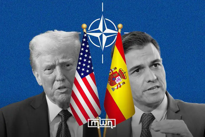 Trump gefa bacê li Spanyayê xwar