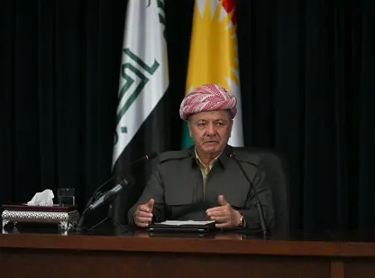 سەرۆک بارزانی لەگەڵ دەزگەی باڵای ئەیلوول و گوڵان و هێزەکانی خەبات کۆبووەوە