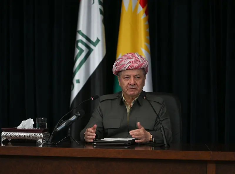 سەرۆک بارزانی لەگەڵ دەزگەی باڵای ئەیلوول و گوڵان و هێزەکانی خەبات کۆبووەوە