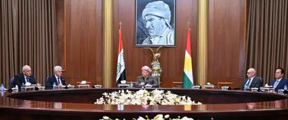 سەرۆک بارزانی جەخت لەسەر پێویستی یەکخستنی لایەنە کوردییەکانی سوریا و بەرەوپێشبردنی ئاشتی مەدەنی دەکاتەوە