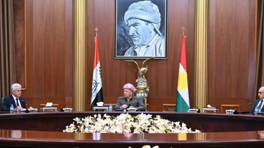 Mesûd Barzanî ji endamê ENKSê Oso re: Paşeroja Sûriyê bê Kurdan nabe!
