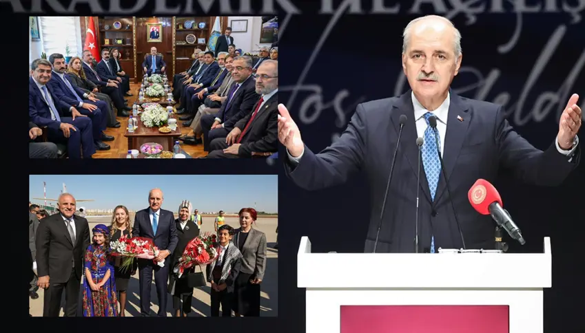 Numan Kurtulmuş li Diyarbekirê bi Kurdî peyama aştiyê da