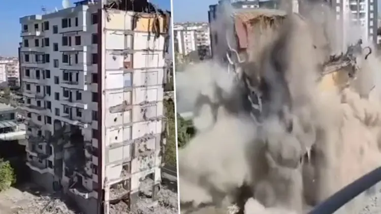 Li Amedê dema avajiya 11 qat hildiweşandin ew bi xwe hilweşiya
