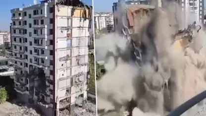 Li Amedê dema avajiya 11 qat hildiweşandin ew bi xwe hilweşiya