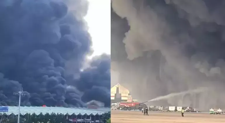 Li Bangladeşê bi sedema şewatê temamê seferên balafiran betal kirin