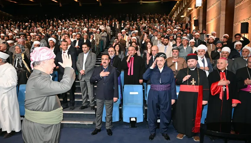 Serok Barzanî: Divê alimên olî rola xwe ji bo nêzîkbûna axê û evîna welêt bêhtir bilîzin
