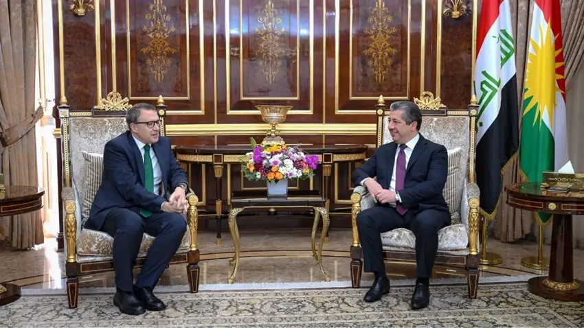 Başbakan Barzani ile Türk Büyükelçi İnan ile görüştü