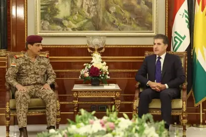 Neçirvan Barzani, Irak’ın üst düzey askeri yetkililerini kabul etti