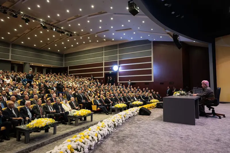 سەرۆک بارزانی لەگەڵ بەشێک لە هەولێرییەکان کۆبووەوە