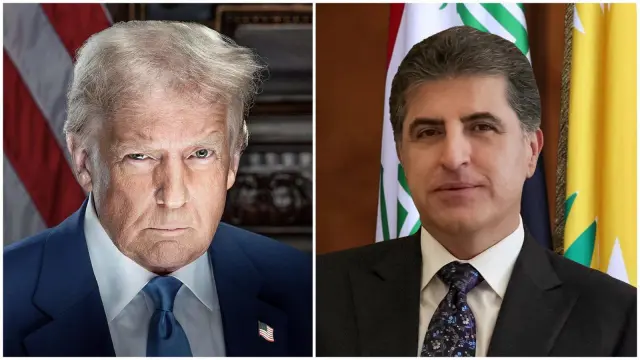 نێچیرڤان بارزانى نامهیهكى له سهرۆك ترامپ ەوه پێگەیشت