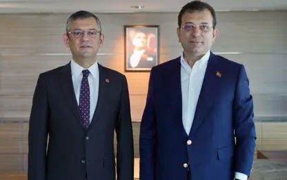 Özgür Özel, İmamoğlu'nu ziyaret etti