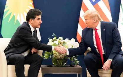 Trump ji bo hewlên aştiyê spasiya Nêçîrvan Barzanî kir
