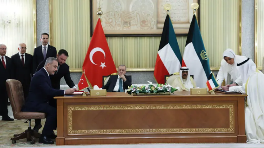 Türkiye ile Kuveyt arasında 4 anlaşma imzalandı