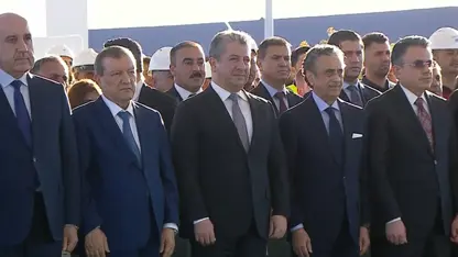 Başbakan Barzani, Erbil-Duhok doğalgaz boru hattı projesinin açılışını yaptı
