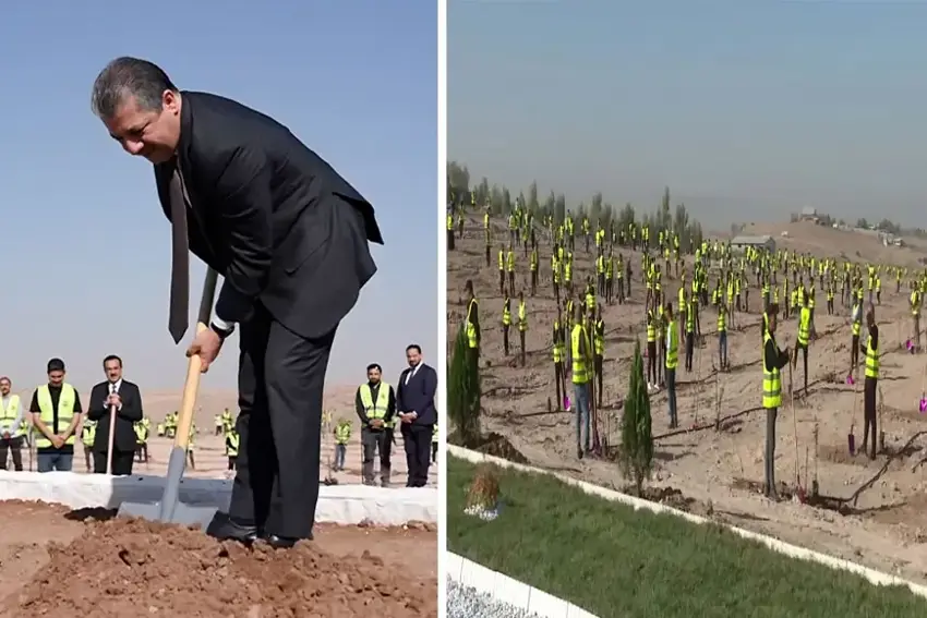 Başbakan Barzani: Erbil Yeşil Kuşak projesi gençlerimize iş imkanı sağlıyor
