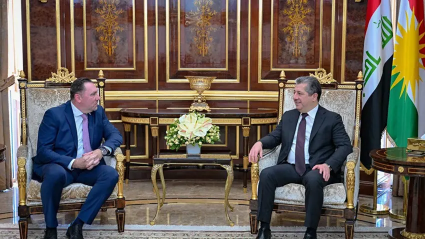 Mesrur Barzani, Çekya Başkonsolosu Kortanek'i kabul etti