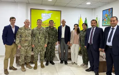 Tom Barrack,  Mazlum Abdi ile 10 Mart mütabakatını görüştü
