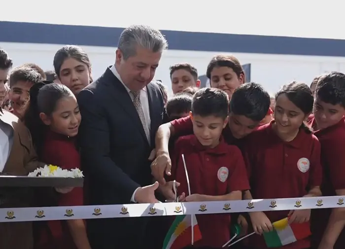 سەرۆکی حکوومەتی هەرێمی کوردستان 29 قوتابخانەی لە هەولێر کردەوە