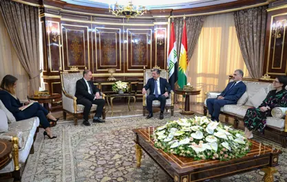 Mesrur Barzani, yeni Macaristan'ın Erbil Başkonsolosu ile görüştü