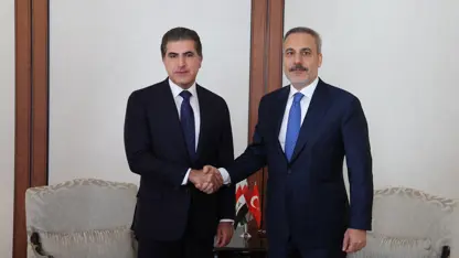 Neçirvan Barzani ve Hakan Fidan görüştü