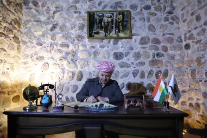 سەرۆك بارزانی سەردانی قشڵەی کۆنی زاخۆی کرد