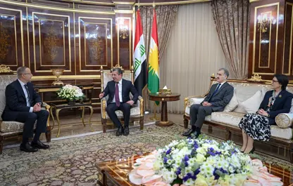 مەسروور بارزانی و باڵیۆزی فینلاند جەخت لە بەهێزکردنی پەیوەندییەکان دەکەنەوە