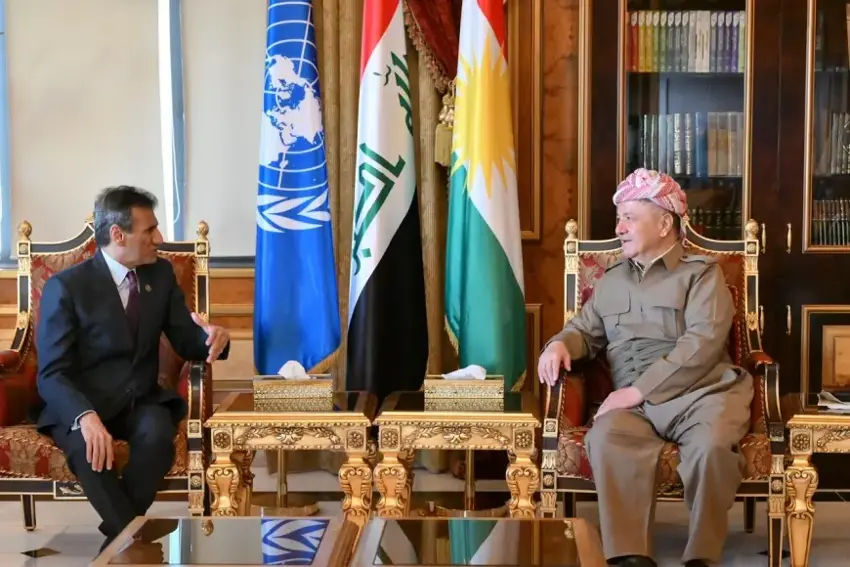Başkan Barzani, BMGK'nin Irak Özel Temsilcisini kabul etti