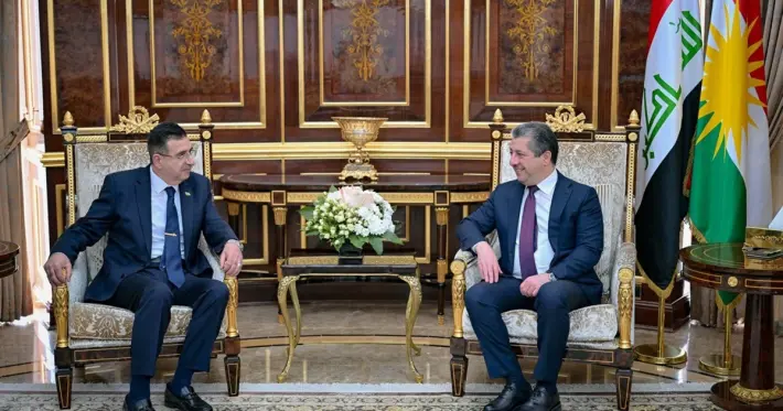 Mesrûr Barzanî pêswazî li Konsulê nû yê Urdinê kir