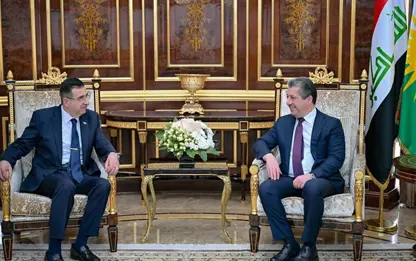 Mesrur Barzani, Ürdün'ün Erbil Başkonsolosu Betaris ile görüştü