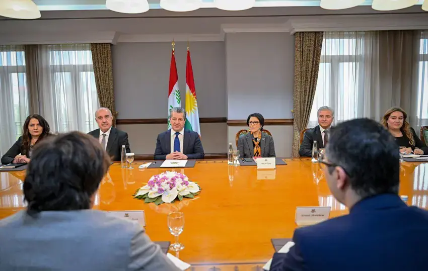 Mesrûr Barzanî bi Balyozê Brîtanya yê li Iraqê re civiya