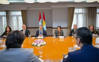 Mesrûr Barzanî bi Balyozê Brîtanya yê li Iraqê re civiya