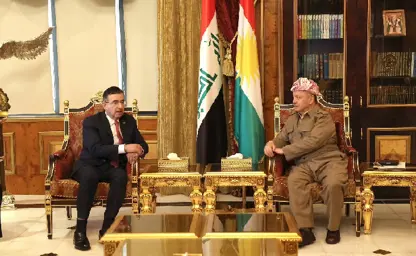 سەرۆک بارزانی پێشوازی لە کونسووڵی گشتی نوێی شانشینی ئۆردون کرد