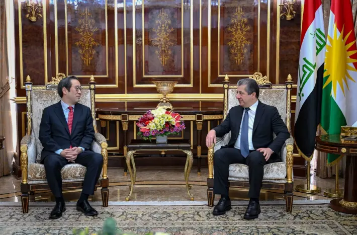 Mesrûr Barzanî Pêswazî li Balyozê Nû yê Koreya Basûr Kir, Li ser Têkiliyên Dualî Gotûbêj Kirin