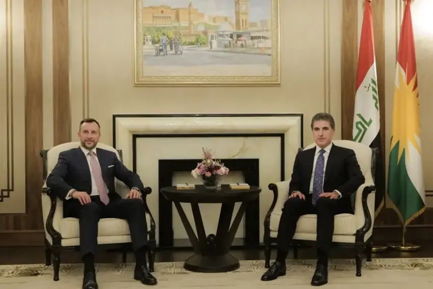 Nêçîrvan Barzanî bi Balyozê Îtalyayê re li ser Pêseroja Iraq û Kurdistanê Civiya