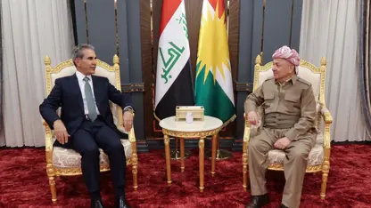 Mesud Barzani ve Fayeq Zedan, bölgedeki siyasi durumu görüştü