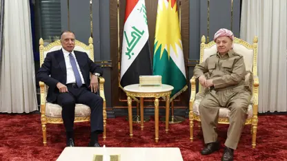Mesud Barzani ile Mustafa Kazımi bir araya geldi