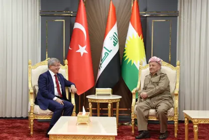 سەرۆک بارزانی لەگەڵ سەرۆک وەزیرانی پێشووتری تورکیا کۆبووەوە